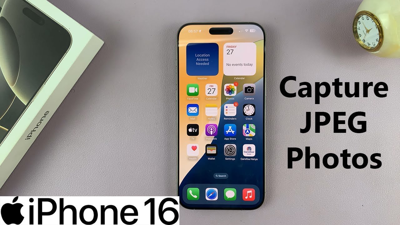 How to Take JPEG Photos on iPhone 16 / 16 Pro?