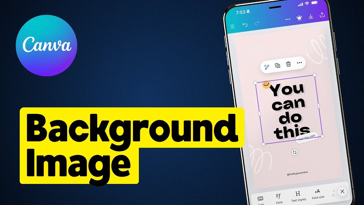 How to Change Background Image on Canva Mobile